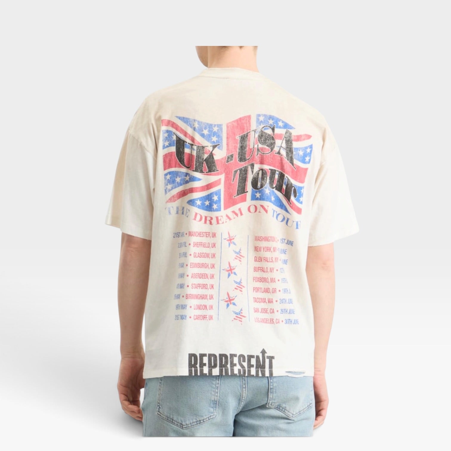 Represent oversized tee