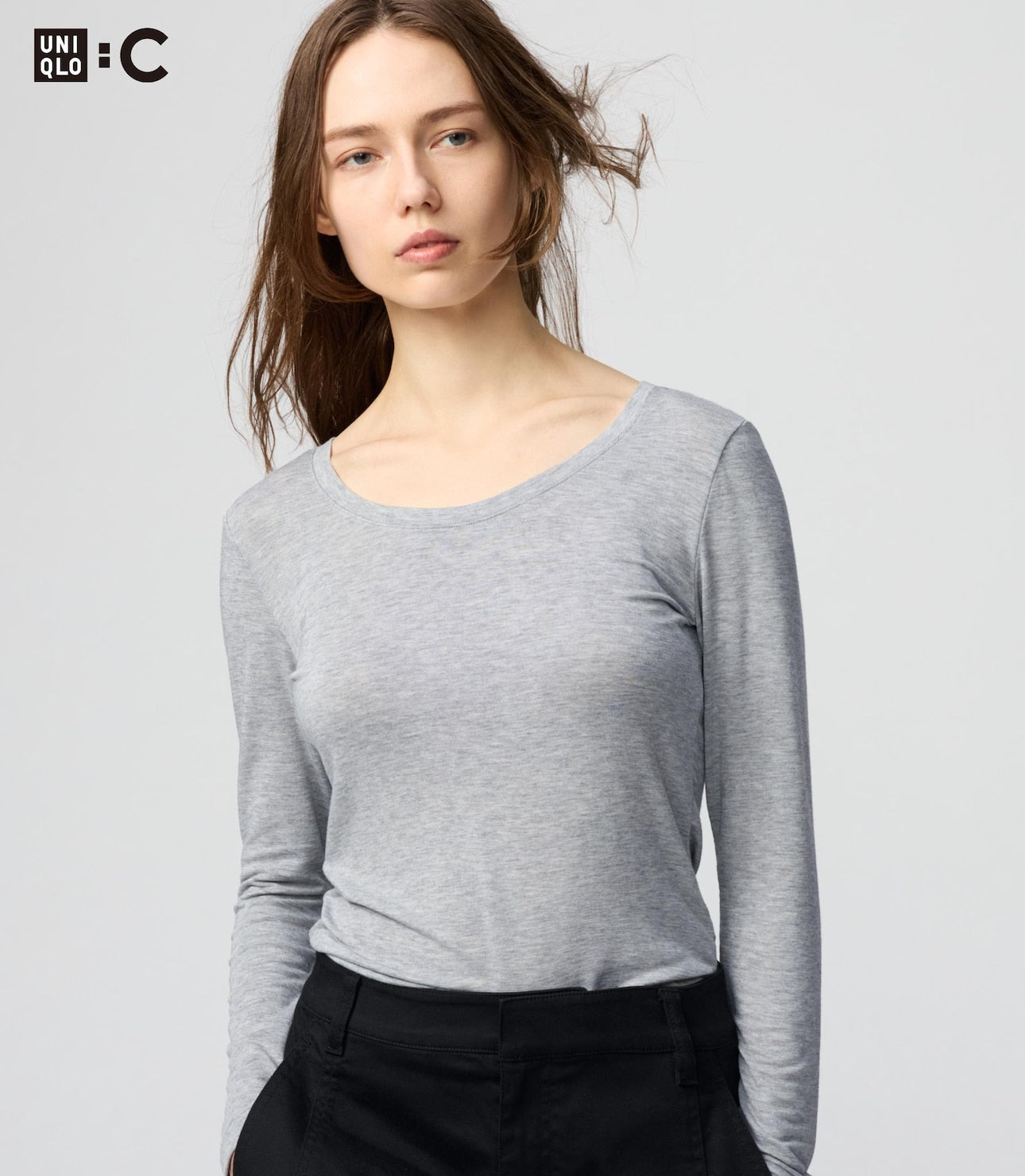 Uniqlo HEATTECH wmns tee extra warm scoop neck