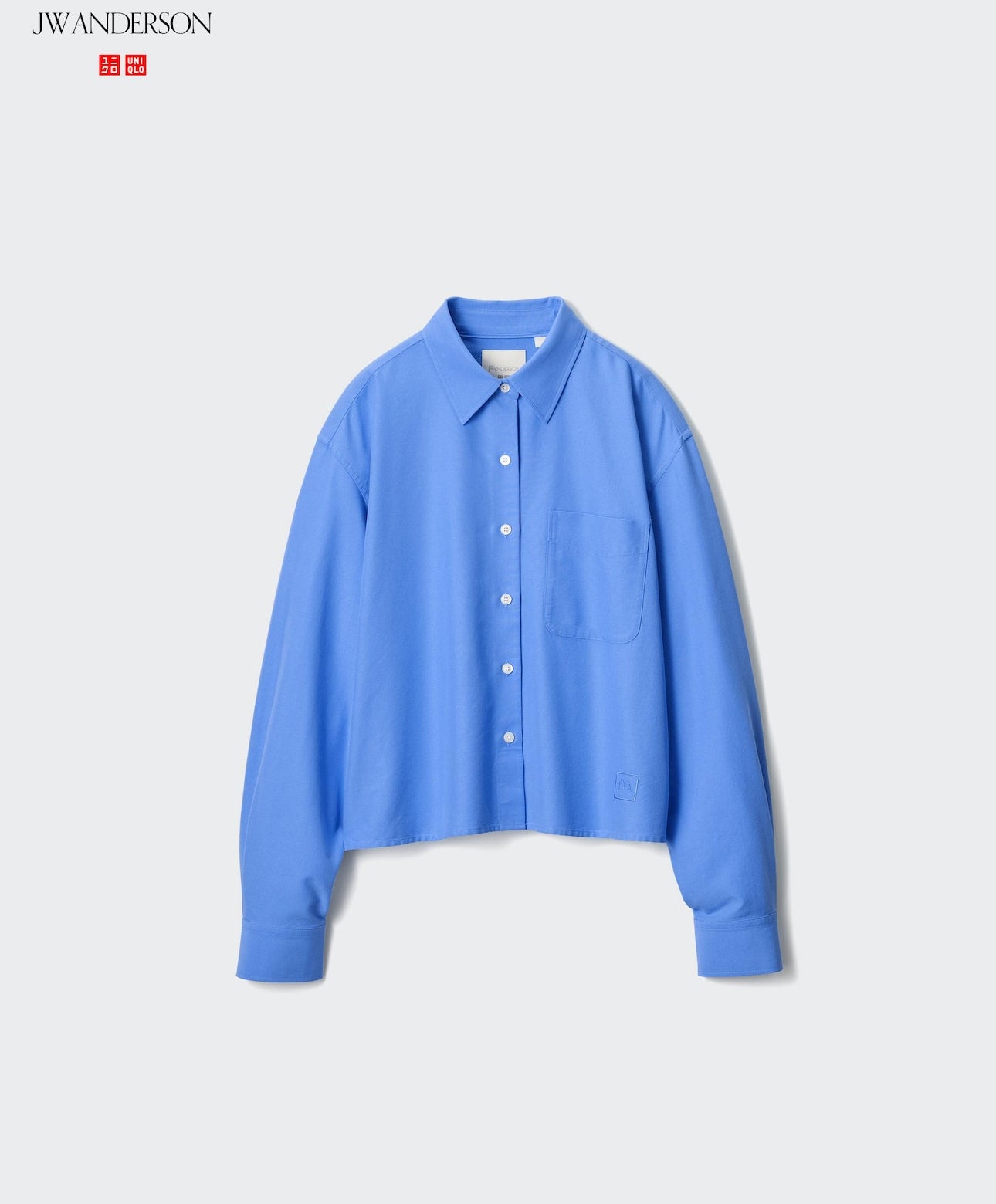 Uniqlo cropped shirt wmns