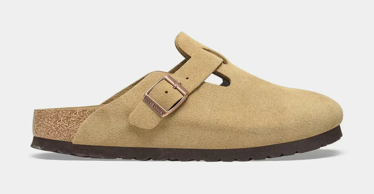 Birkenstock Boston “Latte Cream”