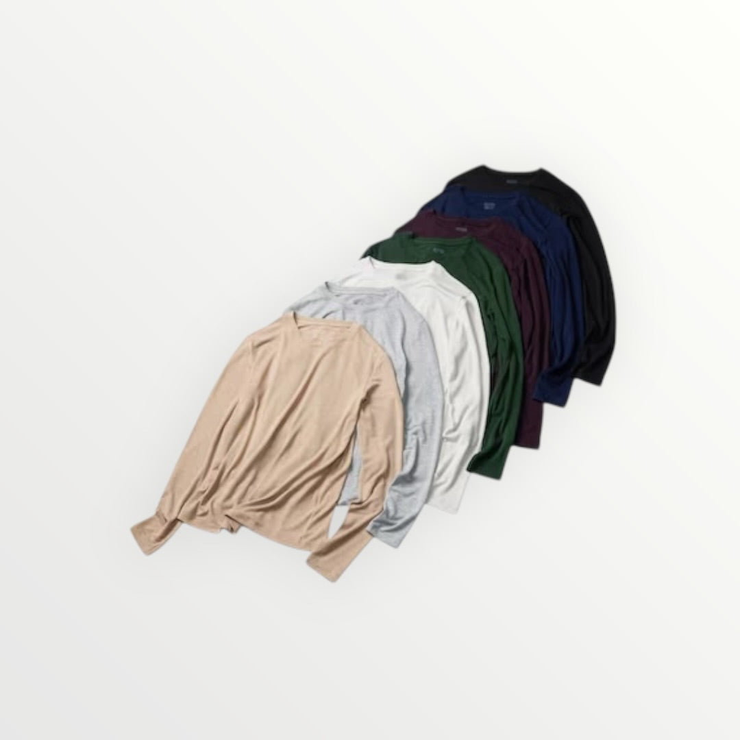 Uniqlo HEATTECH Extra Warm Cashmere tee wmns