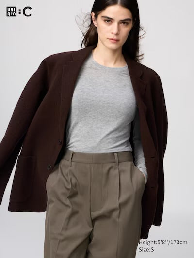 Uniqlo HEATTECH Extra Warm Cashmere tee wmns